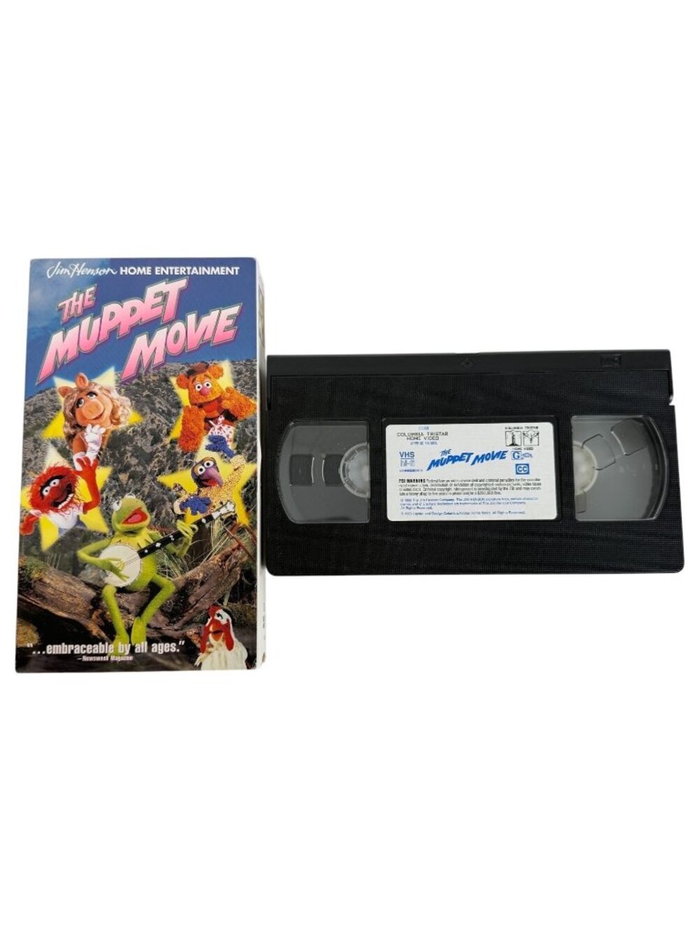 The Muppet‎ Movie VHS Video Tape Jim Henson 1999 Miss Piggy Kermit Gonzo